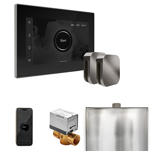 Mr. Steam Black Fascia / Brilliant Black Mr. Steam XButler Max Control Package