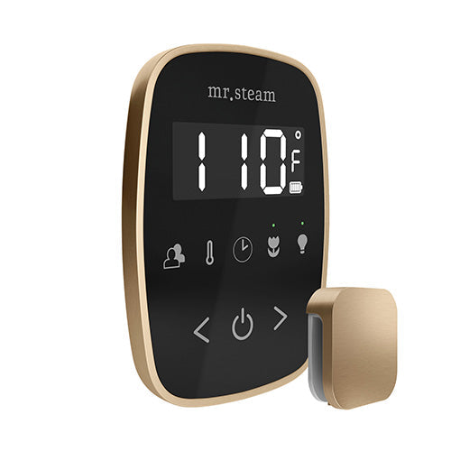 Mr. Steam Black Fascia / Brushed Bronze Mr.Steam TempoFlex Steam Shower Control