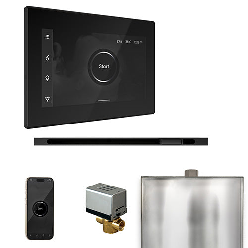 Mr. Steam Black Fascia / Matte Black Mr. Steam XButler Linear Control Package