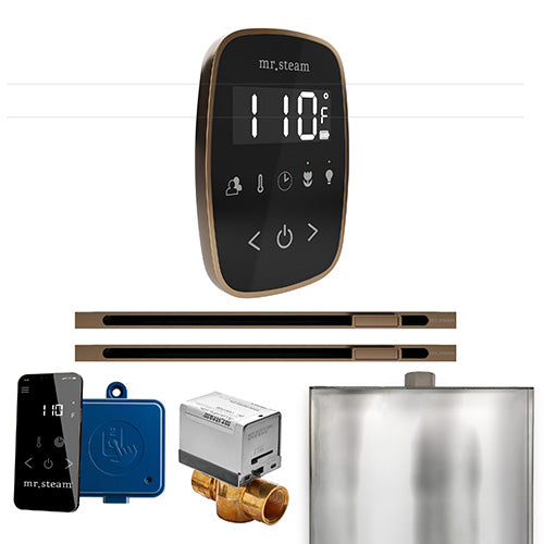 Mr. Steam Black Fascia / Nouveau Bronze Mr.Steam ButlerFlex Max Linear Steam Shower Control Package