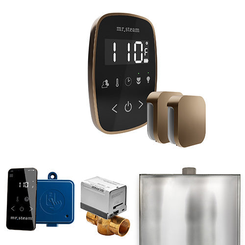 Mr. Steam Black Fascia / Nouveau Bronze Mr.Steam ButlerFlex Max Steam Shower Control Package