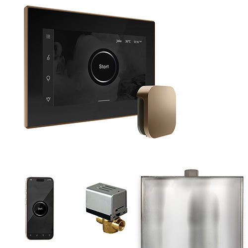 Mr. Steam Black Fascia / Nouveau Bronze Mr. Steam XButler Control Package