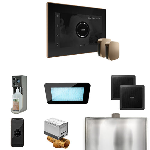 Mr. Steam Black Fascia / Nouveau Bronze Mr. Steam XDream Max Control Package