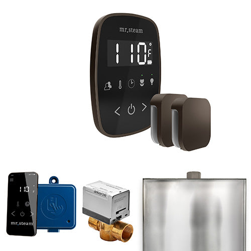 Mr. Steam Black Fascia / Oil Rubbed Bronze Mr.Steam ButlerFlex Max Steam Shower Control Package