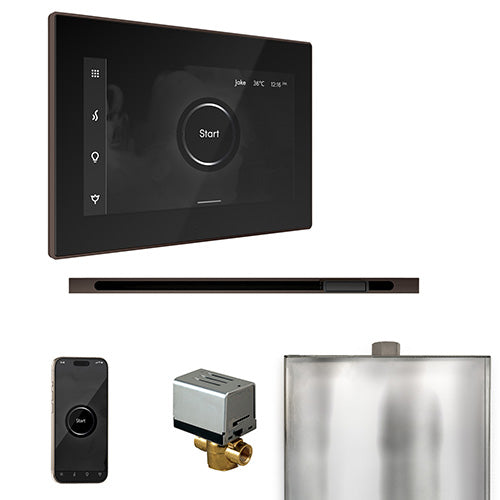Mr. Steam Black Fascia / Oil Rubbed Bronze Mr. Steam XButler Linear Control Package