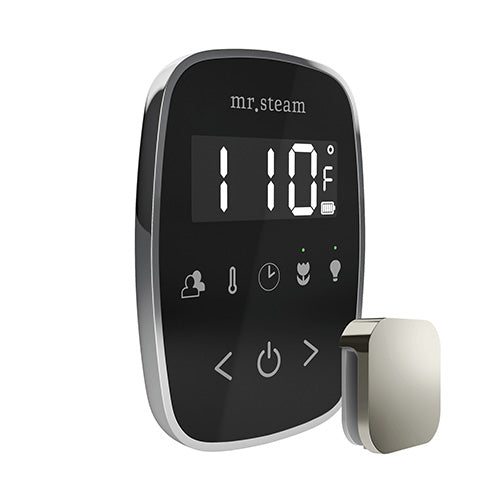 Mr. Steam Black Fascia / Polished Chrome Mr.Steam TempoFlex Steam Shower Control