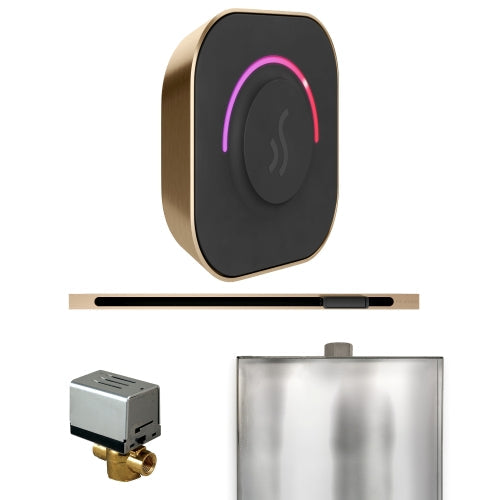 Mr. Steam Brushed Bronze Mr.Steam ButlerTouch Linear Steam Shower Control Package