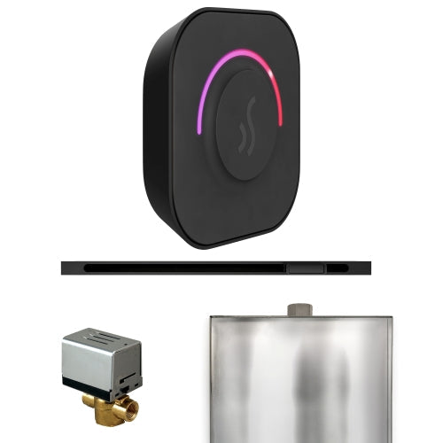 Mr. Steam Matte Black Mr.Steam ButlerTouch Linear Steam Shower Control Package