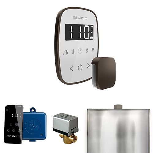 Mr. Steam Oil Rubbed Bronze / White Fascia Mr.Steam ButlerFlex Steam Shower Control Package
