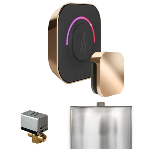 Mr. Steam Polished Gold Mr.Steam ButlerTouch Steam Shower Control Package