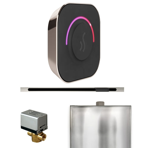 Mr. Steam Polished Nickel Mr.Steam ButlerTouch Linear Steam Shower Control Package