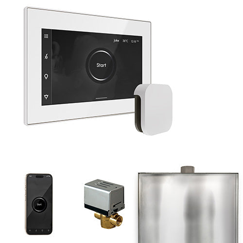 Mr. Steam White Fascia / White Mr. Steam XButler Control Package