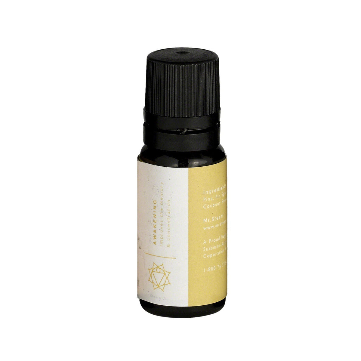 Mr. Steam Yellow Awakening Mr.Steam 104006 Chakra Blend Essential Oil, 10ml Bottle