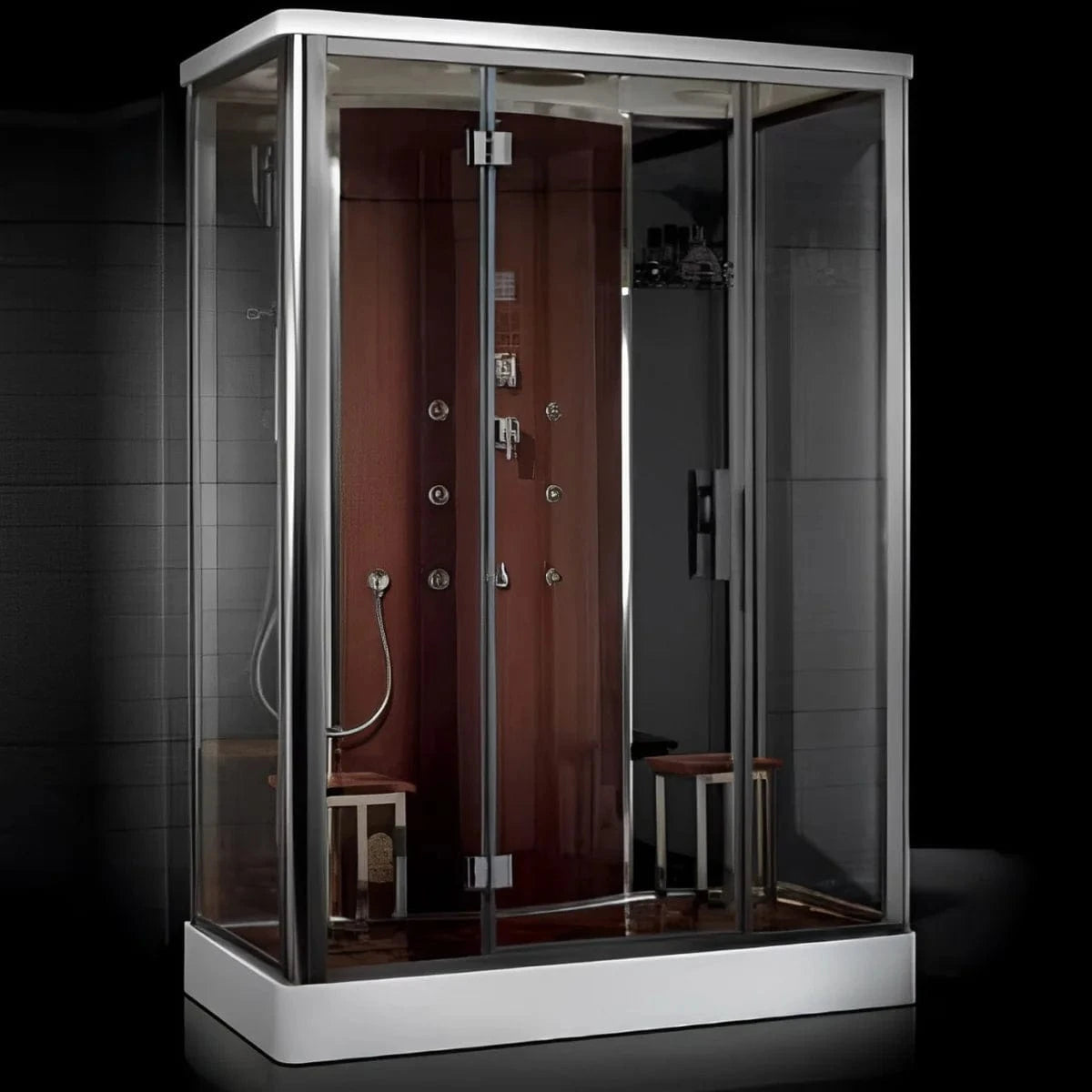 Platinum Steam Shower Brown Platinum DZ956F8 Steam Shower