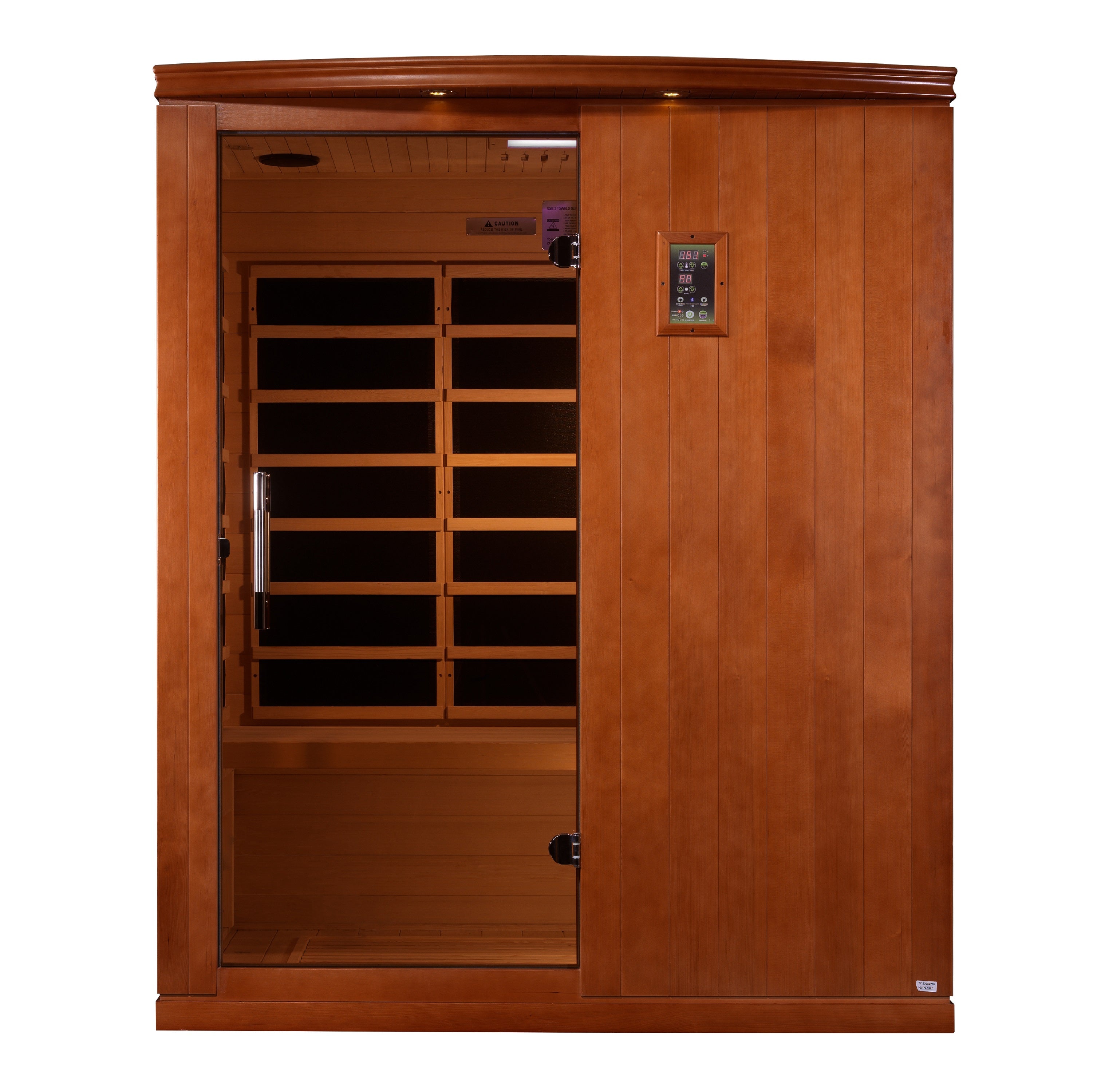 Premium Saunas Dynamic "Madrid Limited Elite" 3 Person Ultra Low EMF FAR IR Sauna (DYN-6310-04 Elite)