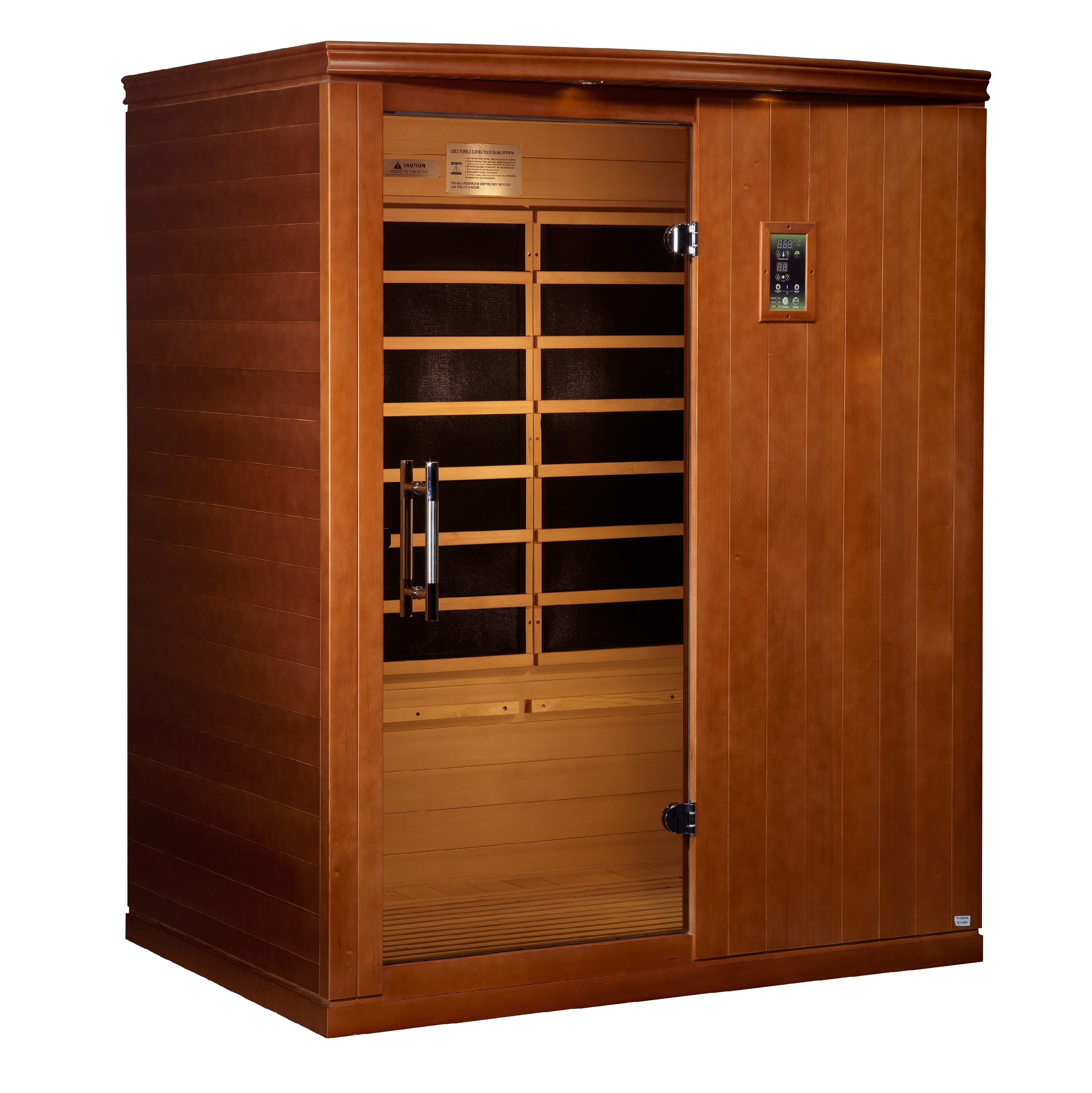Premium Saunas Dynamic "Madrid Limited Elite" 3 Person Ultra Low EMF FAR IR Sauna (DYN-6310-04 Elite)