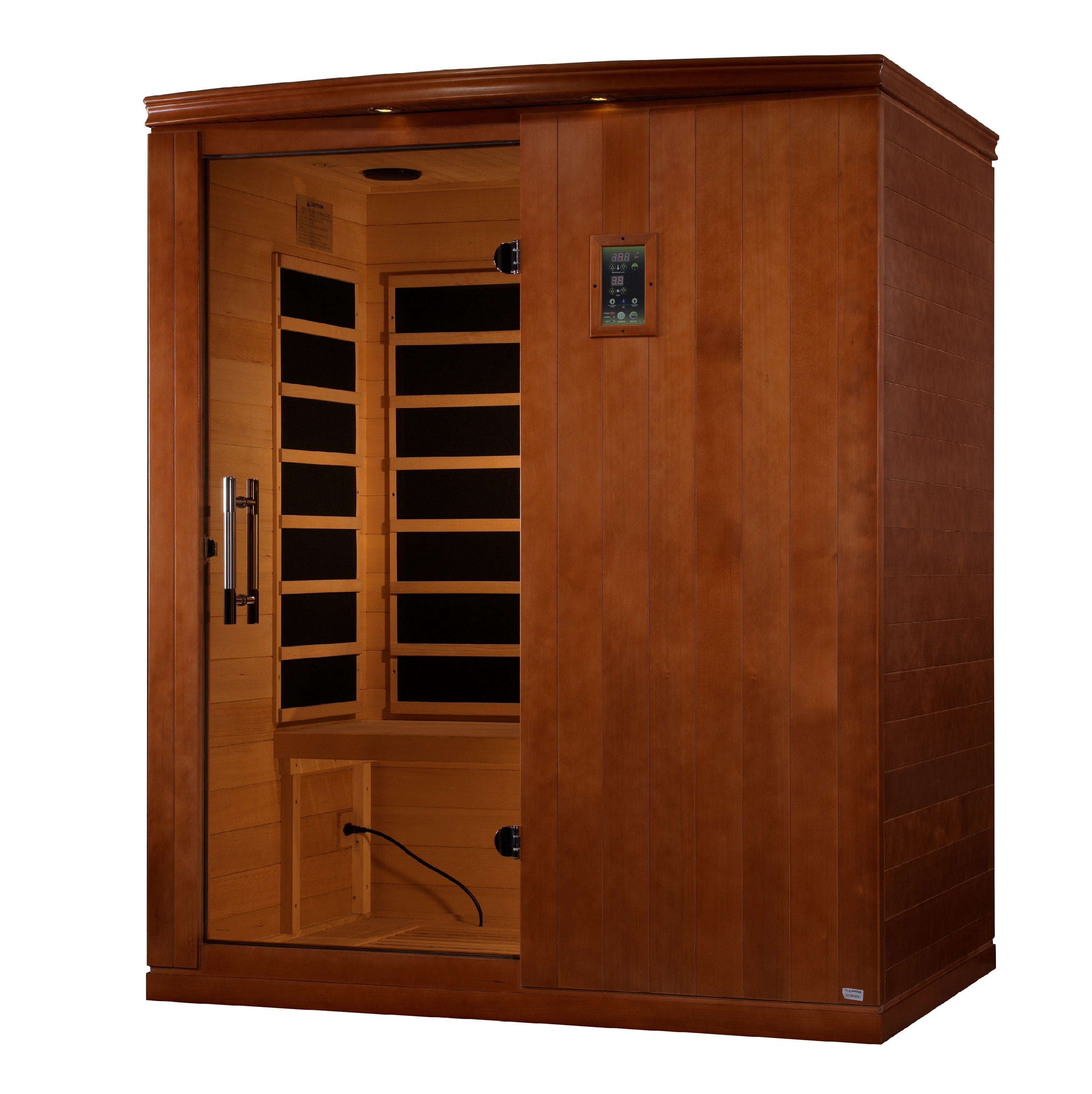 Premium Saunas Dynamic "Madrid Limited Elite" 3 Person Ultra Low EMF FAR IR Sauna (DYN-6310-04 Elite)