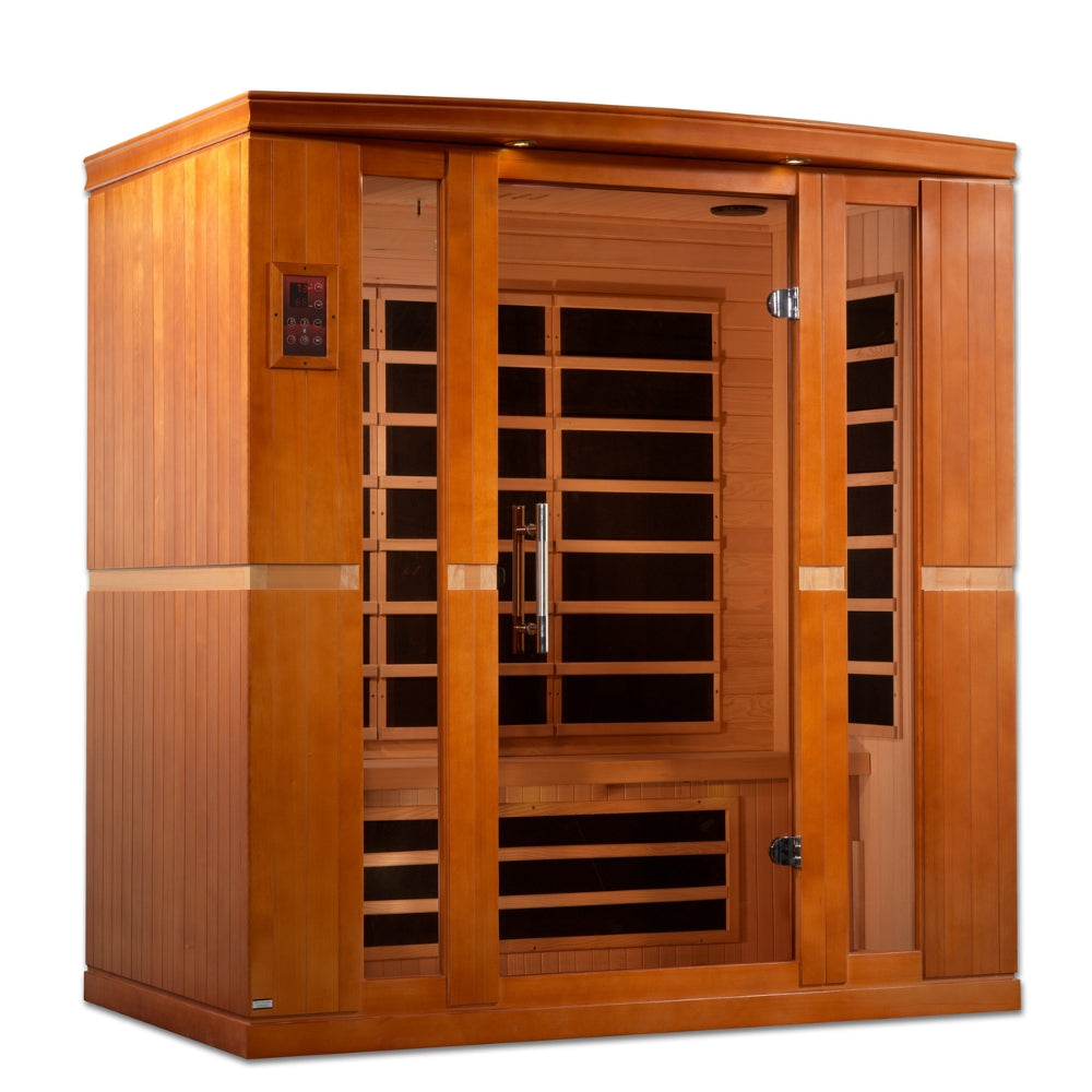 Premium Saunas Golden Designs Bergamo Elite 4-Person Ultra Low EMF FAR Infrared Sauna | DYN-6440-01 Elite