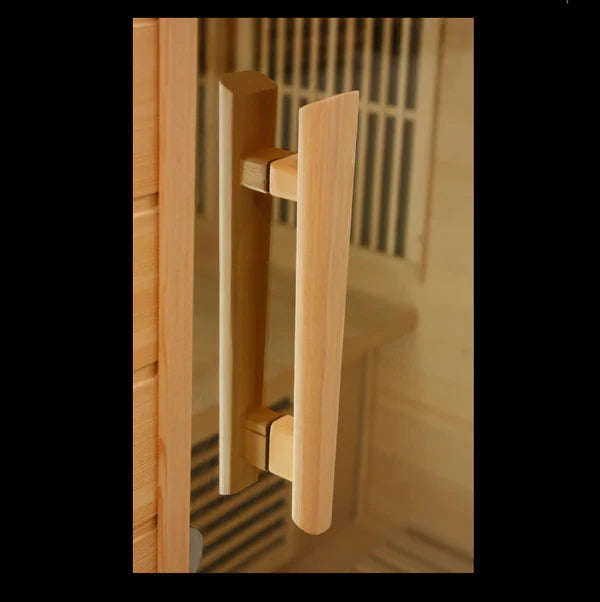 Premium Saunas Golden Designs Maxxus Near Zero EMF FAR Infrared Sauna with Canadian Hemlock | MX-K306-01-ZF