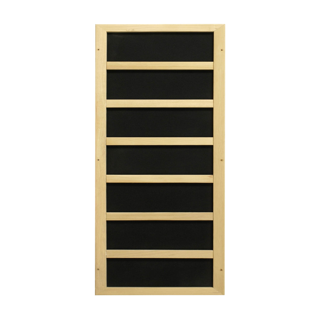 Premium Saunas Golden Designs Serena Elite 2-person Ultra Low EMF FAR Infrared Sauna with Canadian Hemlock