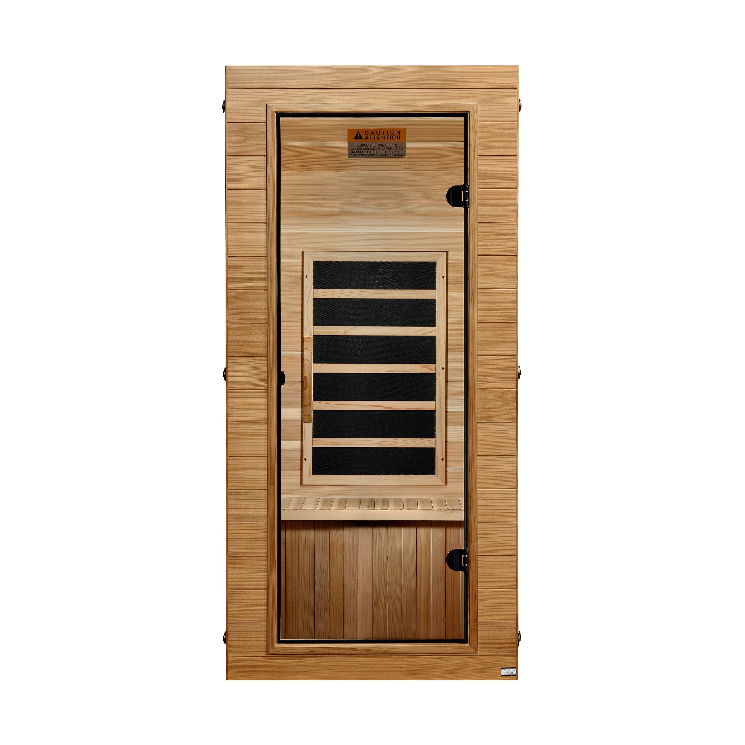 Premium Saunas ***New 2026 Model*** Dynamic 1 Person (Compact) Ultra Low EMF FAR Infrared Sauna (DYN-1201-01 Elite)