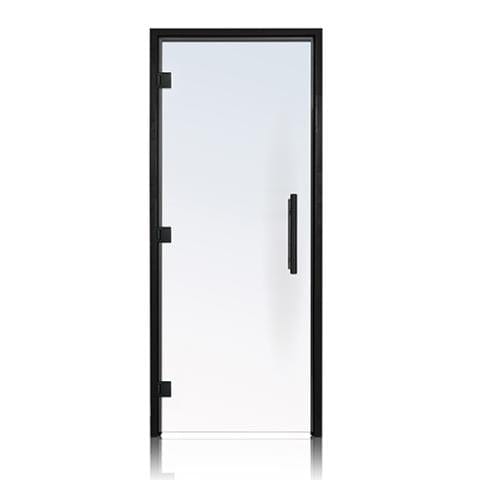 ProSaunas ProSaunas Clear ADA Glass Sauna Door 36x81 Black Alder