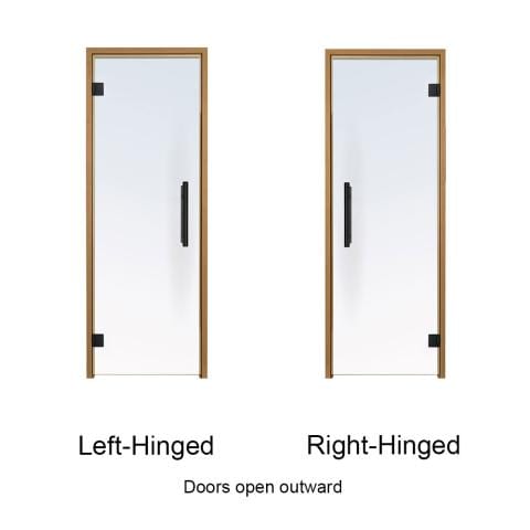 ProSaunas ProSaunas Clear ADA Glass Sauna Door 36x81 Thermo-Aspen