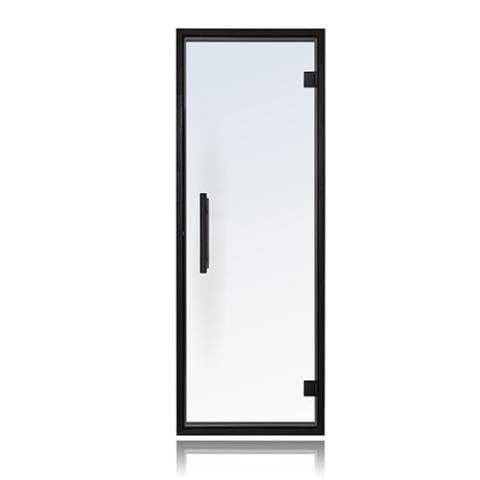 ProSaunas ProSaunas Clear Glass Sauna Door 24x73 Black Alder