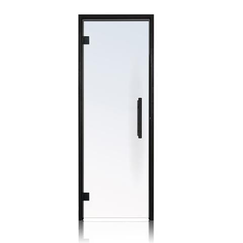 ProSaunas ProSaunas Clear Glass Sauna Door 24x81 Black Alder