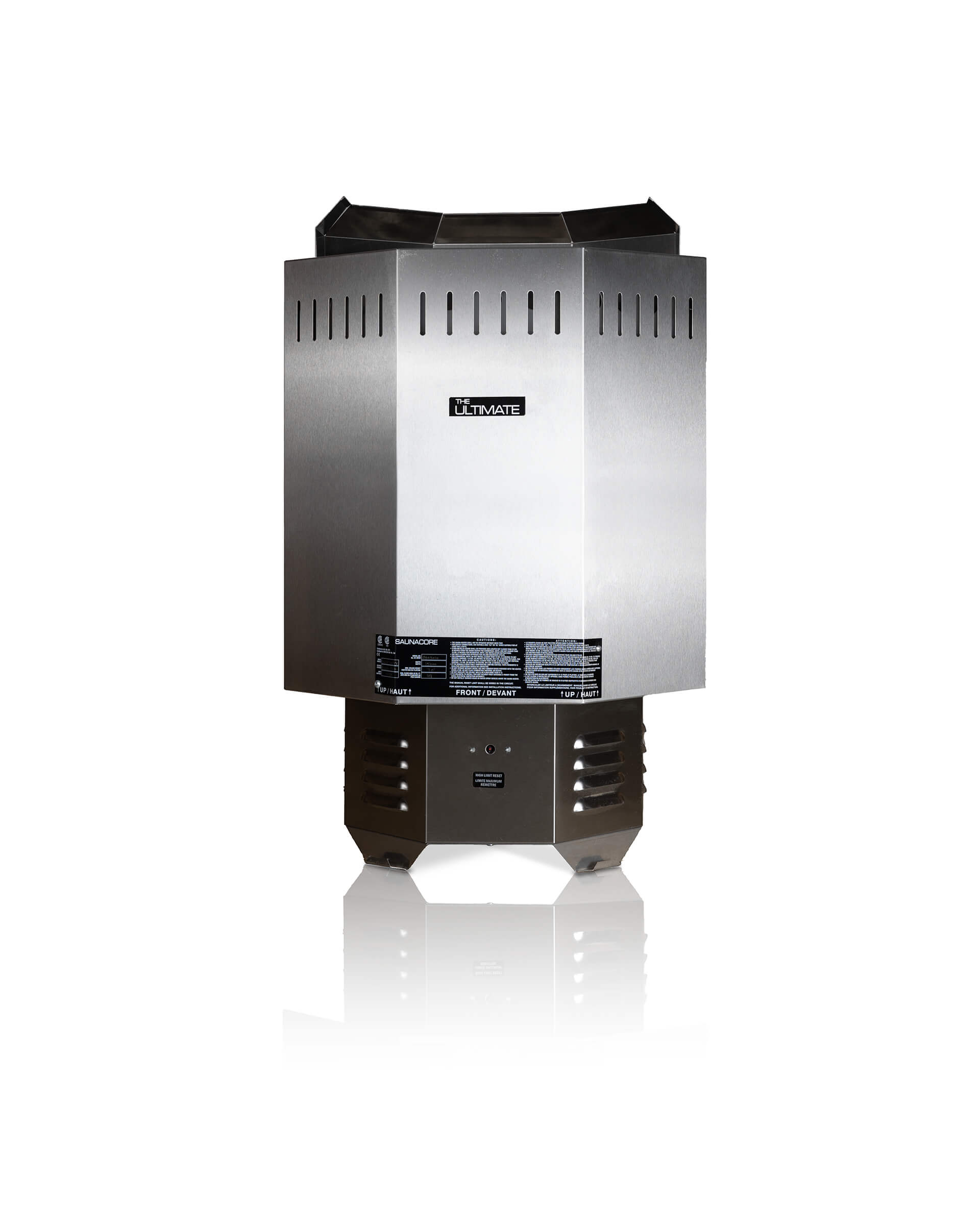 Saunacore Sauna Heater 21000watts 280v 3p 58.4amps Saunacore C6 Ultimate Commercial Floor Mount Sauna Stove KW21 ULTC6