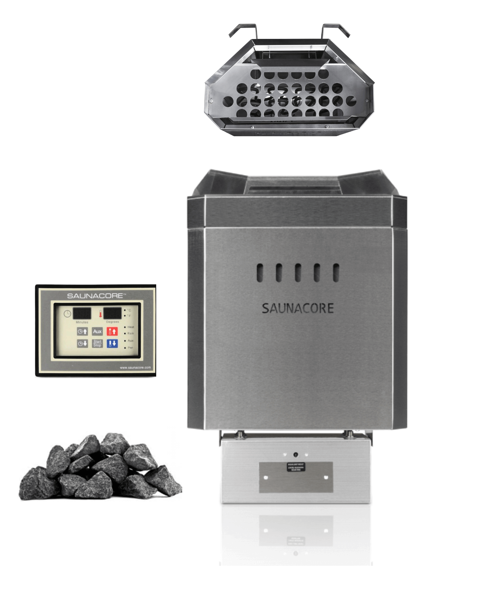 Saunacore Sauna Heater Saunacore Special Edition Residential Heater Stove KW4BSE OR KW4SE