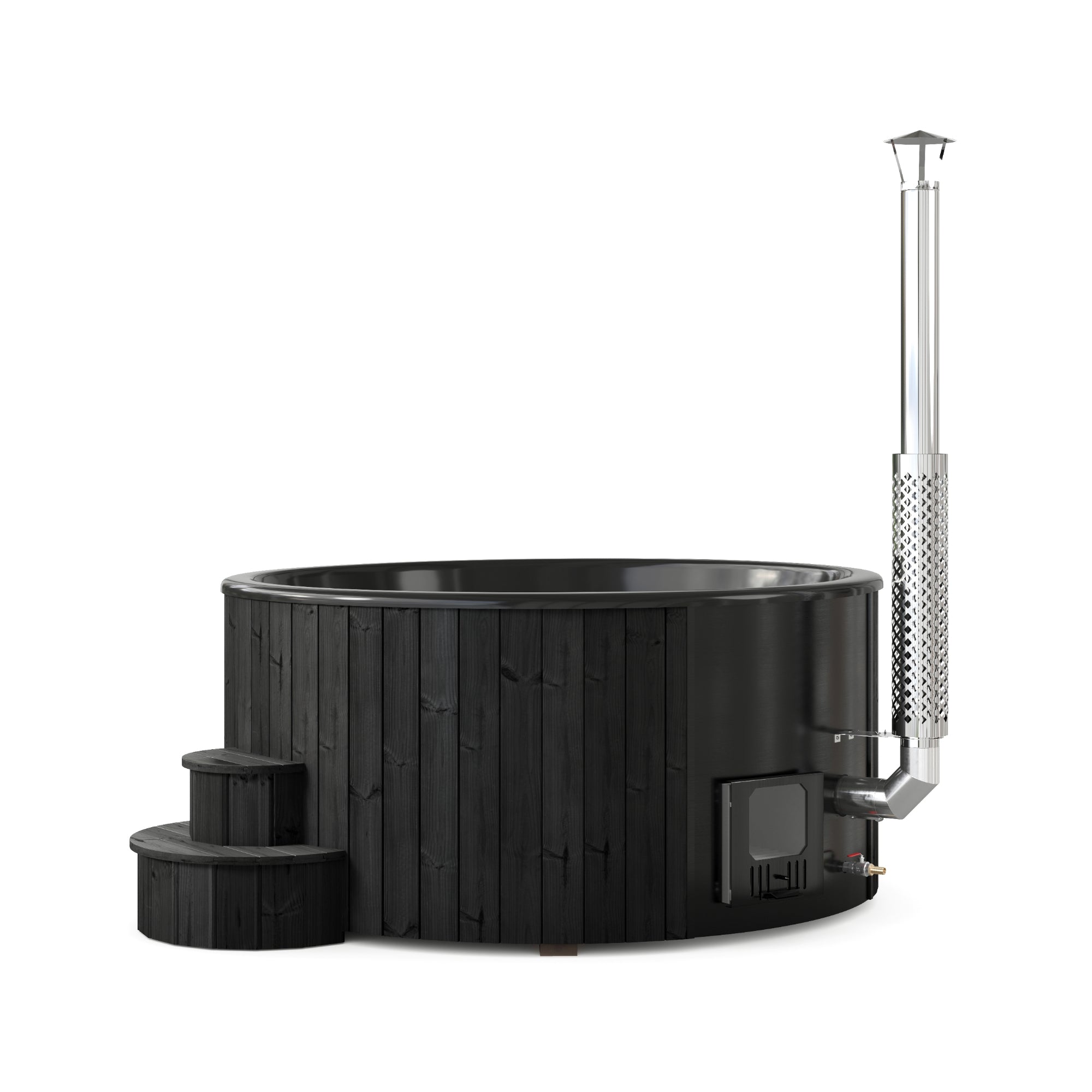 SaunaLife Hot tub SaunaLife Model S6B - Up to 7 Persons - Home Wood-Burning Hot Tub - Natural
