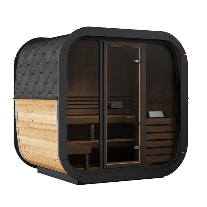 SaunaLife Sauna SaunaLife Model CL5G 4 Person Cube Series Outdoor Sauna Kit