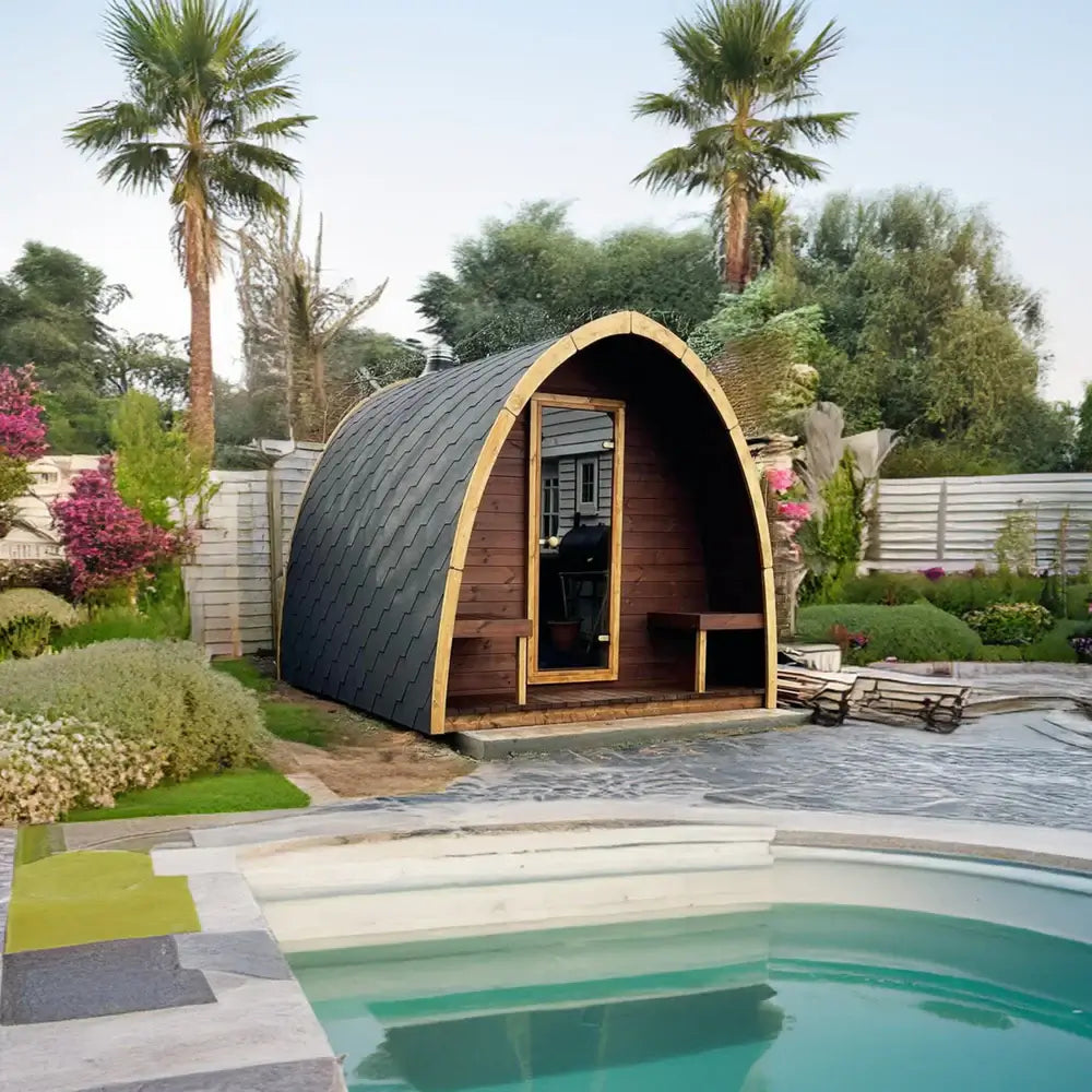 SaunaLife Sauna SaunaLife Model G3 4 Person Outdoor Home Sauna Kit
