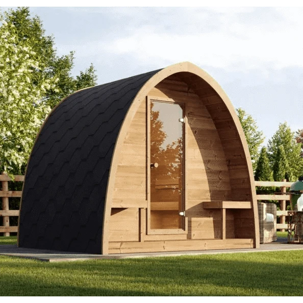 SaunaLife Sauna SaunaLife Model G3 4 Person Outdoor Home Sauna Kit