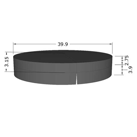 SaunaLife SaunaLife Insulated Cover for S1 Series Hot and Cold Plunge Tubs