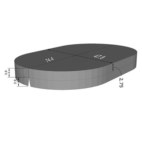 SaunaLife SaunaLife Insulated Cover for S2 Series Hot and Cold Plunge Tubs