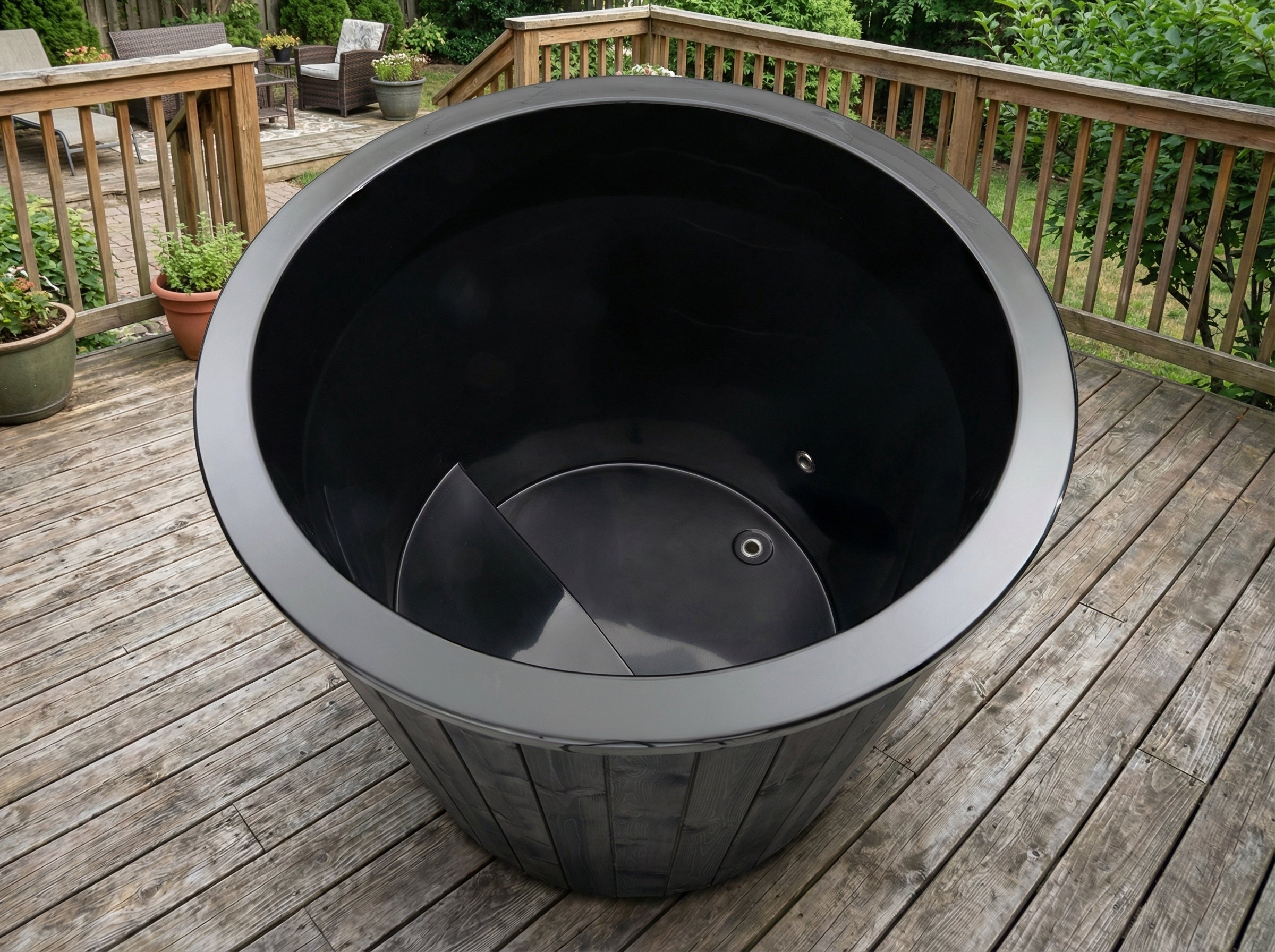 SaunaLife SaunaLife S1 1-Person Cold Plunge Tub and Chiller / Heater Package