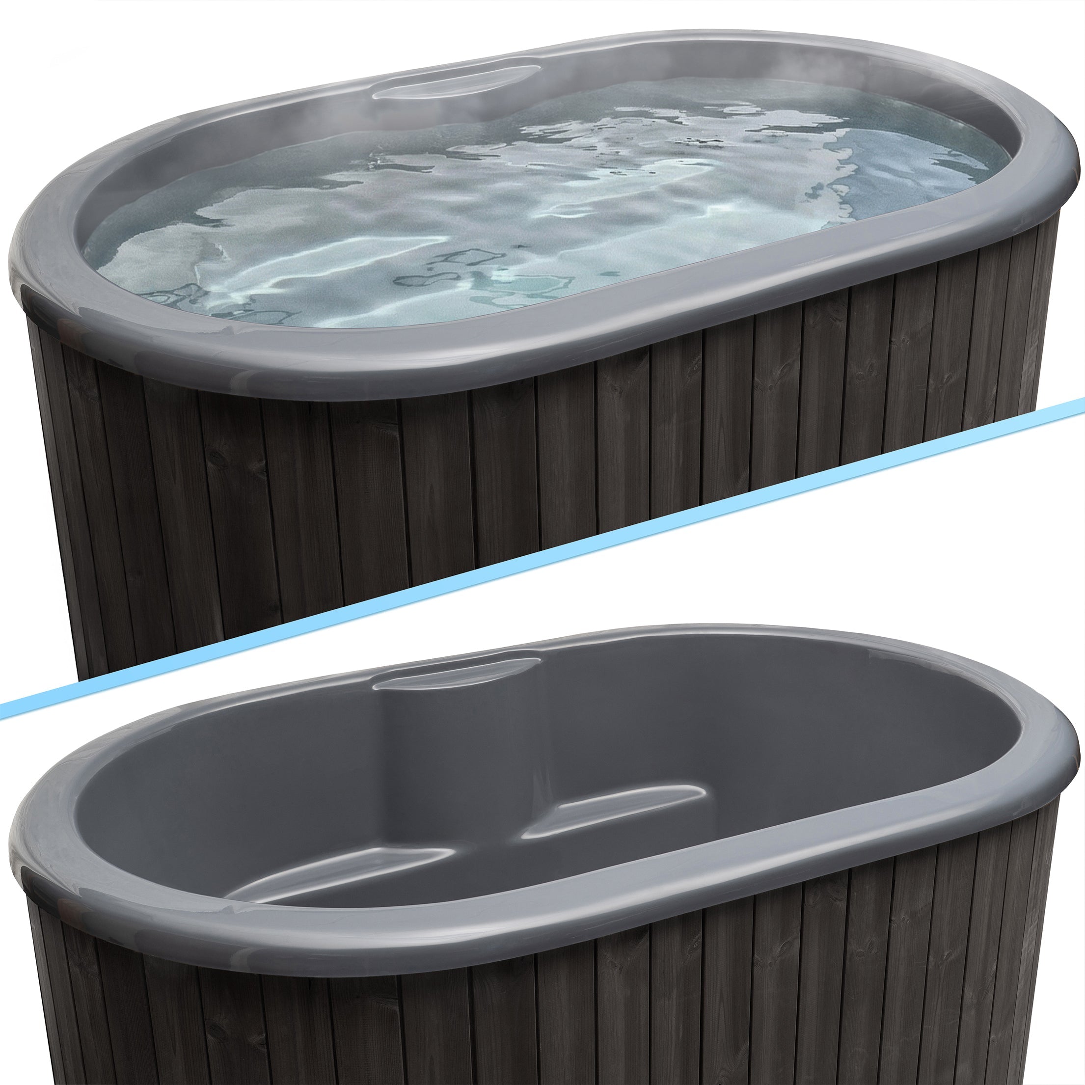 SaunaLife SaunaLife S2 2-Person Cold Plunge Tub and Chiller Heater Package