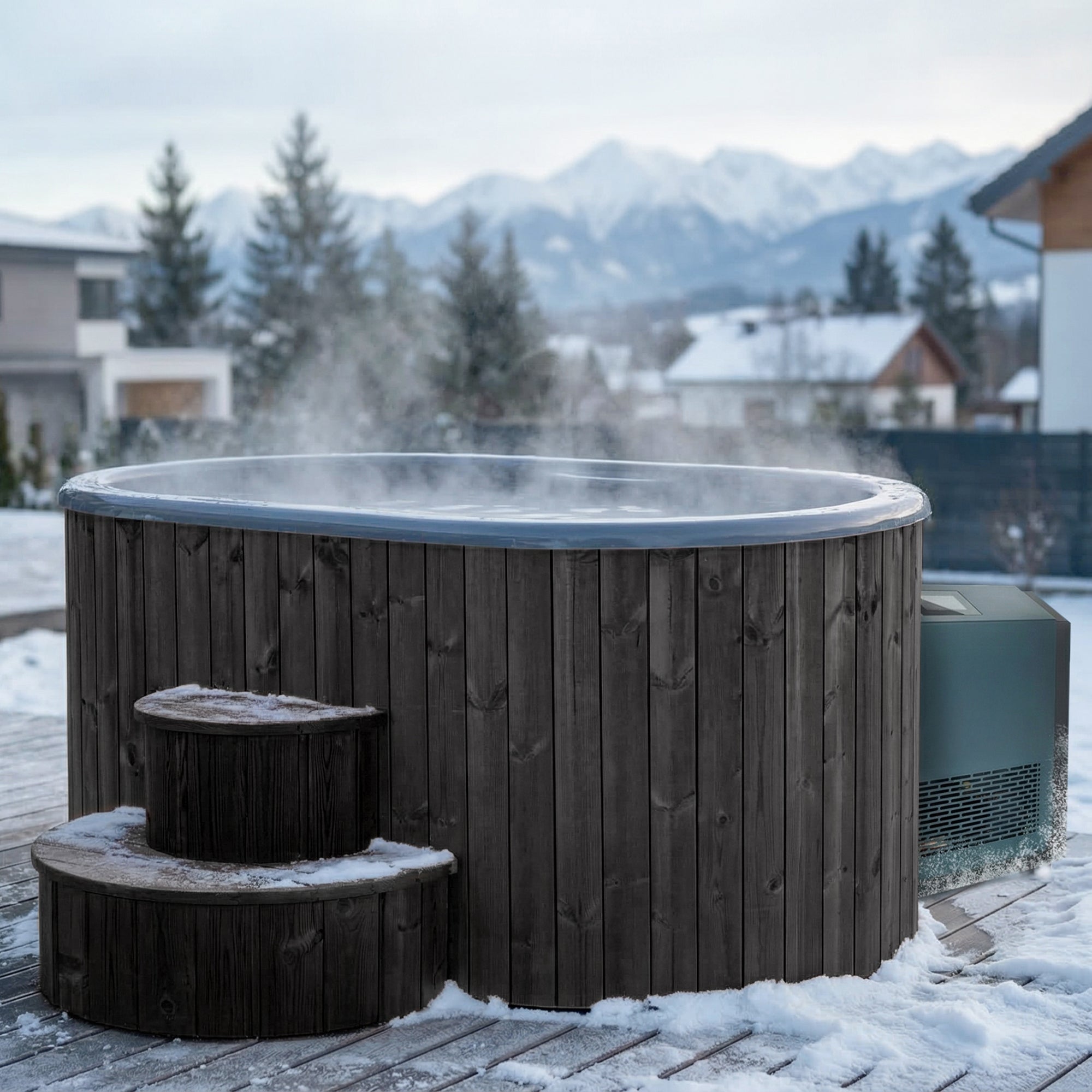 SaunaLife SaunaLife S2 2-Person Cold Plunge Tub and Chiller Heater Package