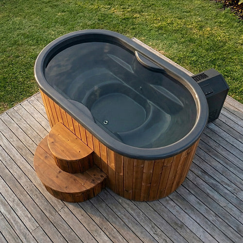 SaunaLife SaunaLife S2 2-Person Cold Plunge Tub and Chiller Heater Package