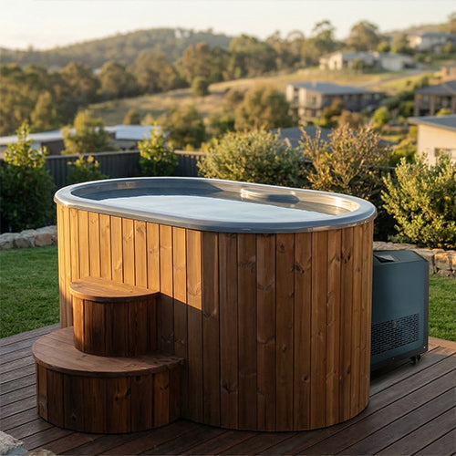 SaunaLife SaunaLife S2 2-Person Cold Plunge Tub and Chiller Heater Package