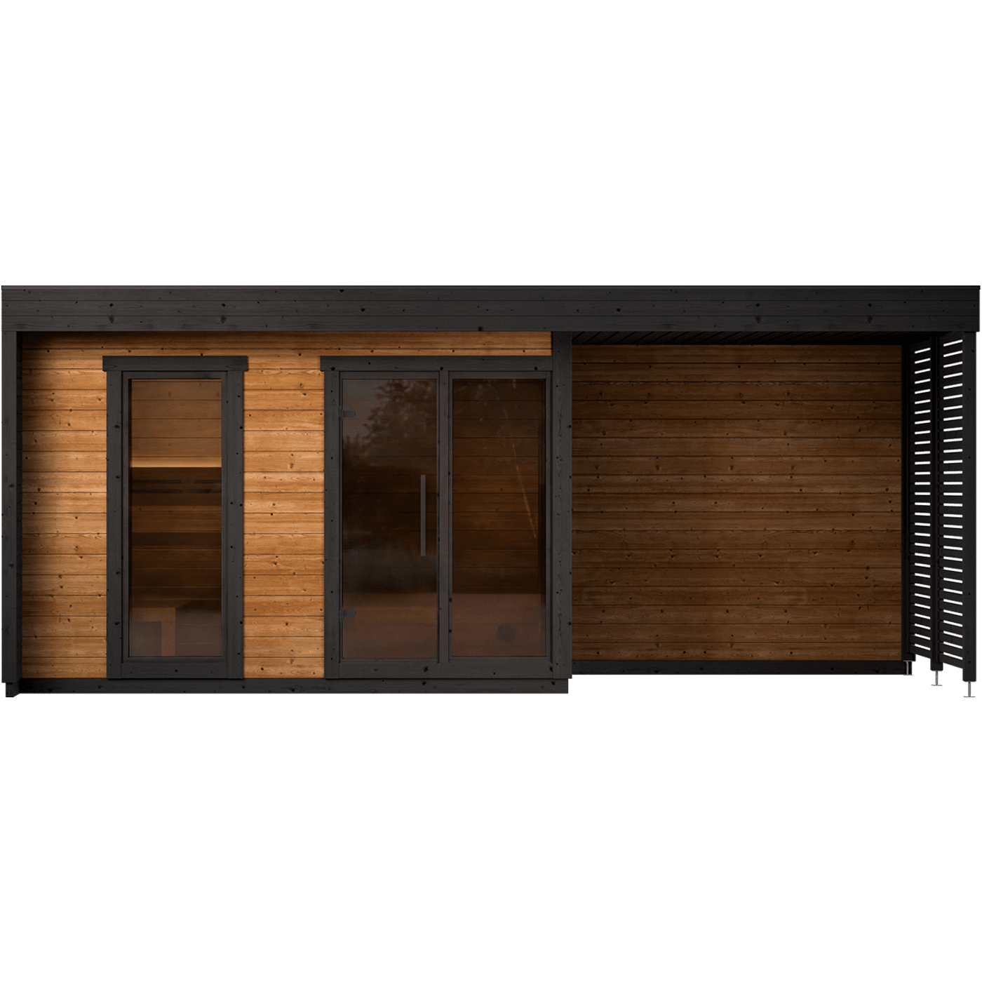 Saunasell Leil Patio L Plus 5 Person Outdoor Sauna