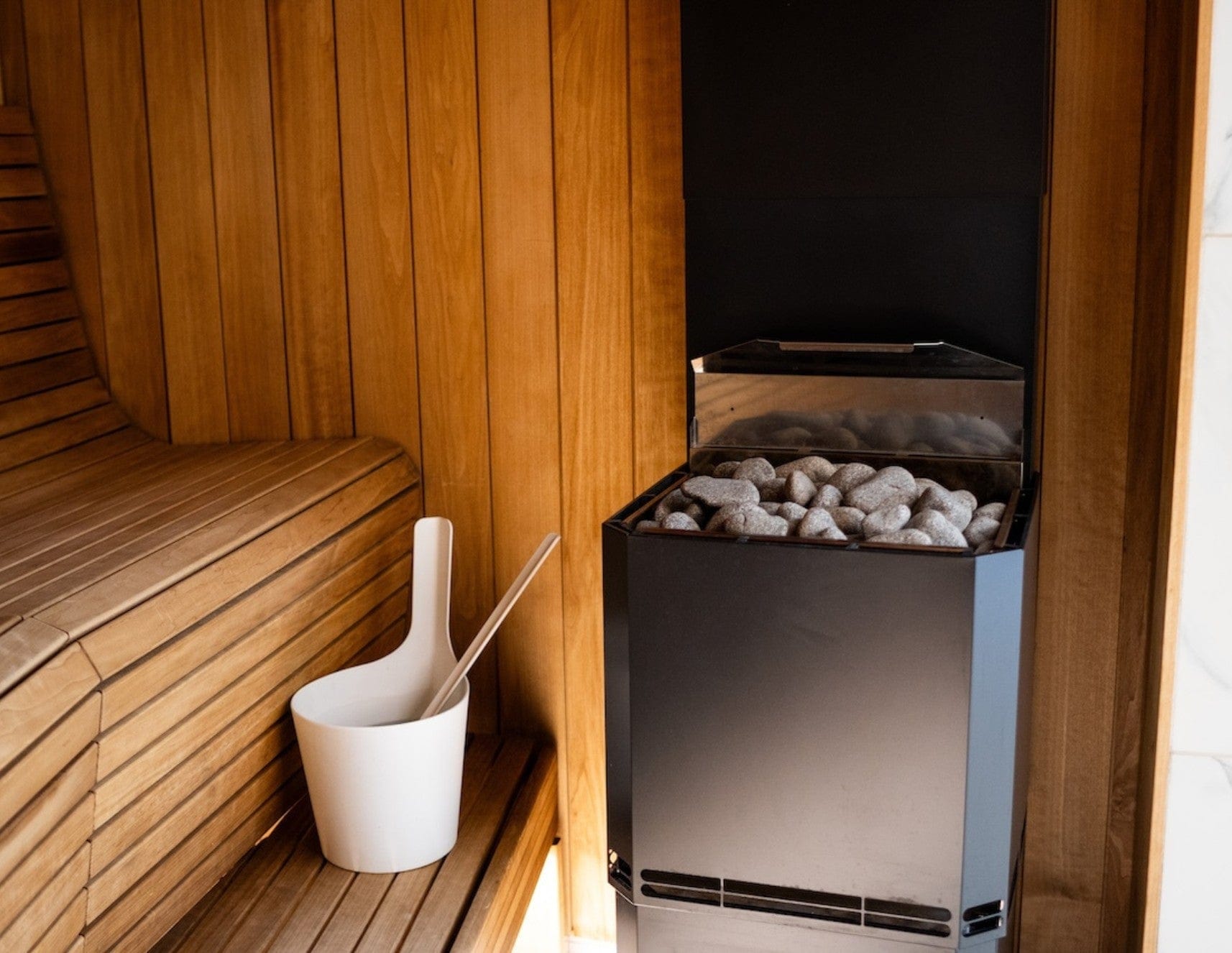 Saunum Nordic Black Saunum AIR L 15 WiFi Sauna Heater Package