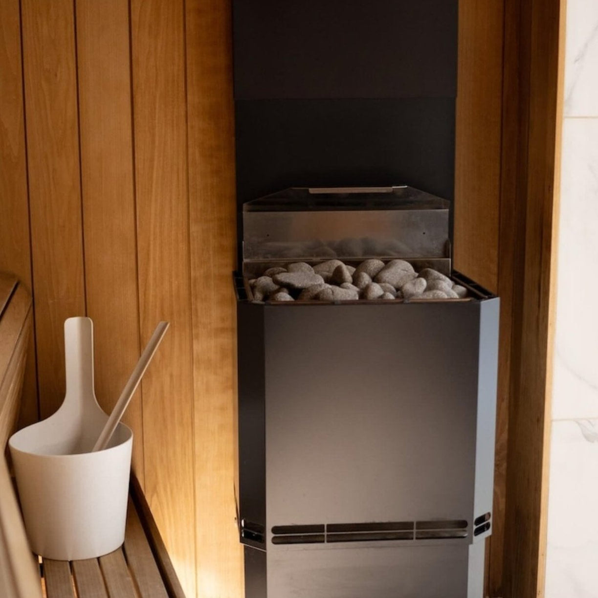 Saunum Sauna Heater Nordic Black Saunum AIR L 13 WiFi Sauna Heater Package