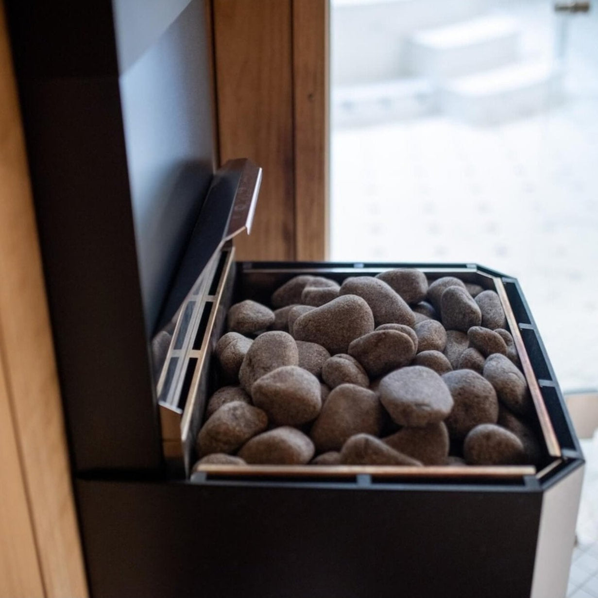 Saunum Sauna Heater Nordic Black Saunum AIR L 13 WiFi Sauna Heater Package
