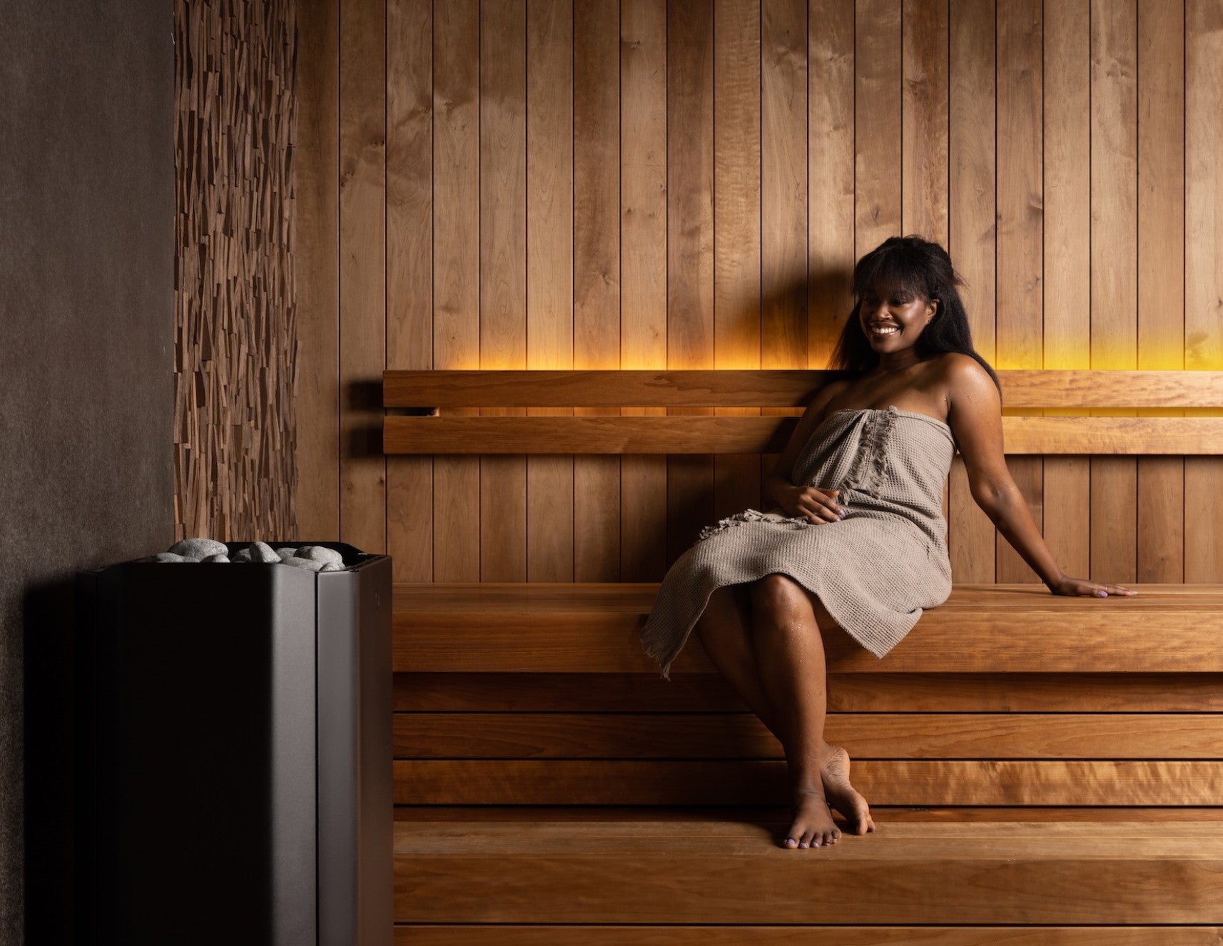 Saunum Sauna Heater Saunum Air Perfect 7 Electric Sauna Heater Package w/Climate Equalizer