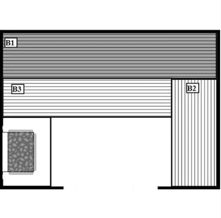 Scandia Sauna Scandia Electric Ultra DIY PreCut Sauna Kit 48" x 84" x 84"