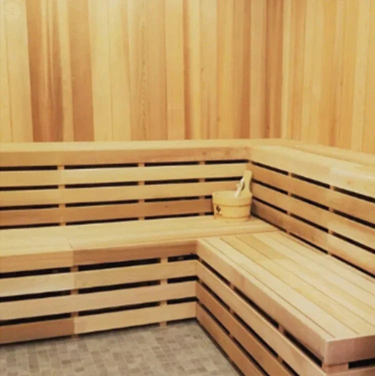 Scandia Sauna Scandia Electric Ultra DIY PreCut Sauna Kit 48" x 84" x 84"