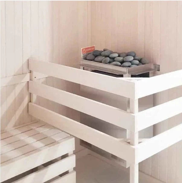 Scandia Sauna Scandia Electric Ultra Hand Finished Pre-Cut Sauna Room Kits - 48" x 84" x 84"